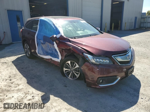 2018 Acura RDX Advance with VIN 5J8TB4H7XJL013467, listed as a Copart auction lot 54073155 with 33,814 mi miles and Salvage Title. Bid and sale history available at DreamBid. Image 4.