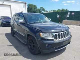 2011 Jeep Grand Cherokee Overland Summit with VIN 1J4RR6GT1BC535933, listed as a IAAI auction lot 42811639 with 145,605 mi miles and . Bid and sale history available at DreamBid. Image 1.