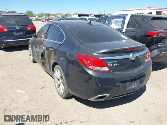 2012 Buick Regal GS with VIN 2G4GV5GV6C9212809, listed as a IAAI auction lot 41841118 with 157,557 mi miles. Bid and sale history available at carsss.com. Image 3.
