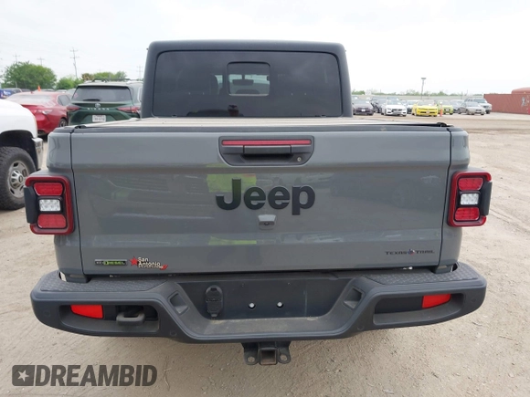 2022 Jeep Gladiator Willys with VIN 1C6JJTAMXNL137237, listed as a IAAI auction lot 41947651 with 55,199 mi miles and . Bid and sale history available at DreamBid. Image 16.