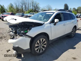 2017 Subaru Outback Limited z VIN 4S4BSANC7H3299973, wystawiony jako Copart lot #55856325 z przebiegiem 96 042 mil mil oraz Szkoda całkowita • Salvage title. Historia ofert i sprzedaży dostępna na DreamBid. Obrazek 1.