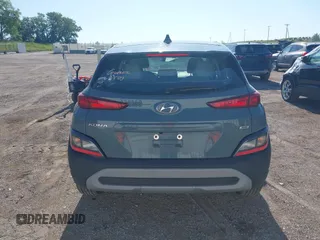 2022 Hyundai Kona SE with VIN KM8K2CAB3NU876819, listed as a IAAI auction lot 42550493 with 25,582 mi miles and . Bid and sale history available at DreamBid. Image 17.
