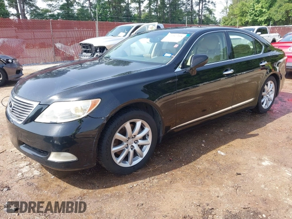 2007 Lexus LS 460 with VIN JTHBL46F575013874, listed as a IAAI auction lot 42257318 with 244,316 mi miles and . Bid and sale history available at DreamBid. Image 2.