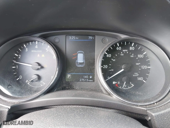 2019 Nissan Rogue SL with VIN 5N1AT2MT9KC792304, listed as a IAAI auction lot 41684807 with 27,513 mi miles. Bid and sale history available at carsss.com. Image 7.