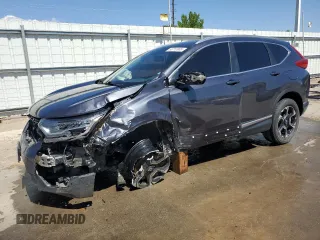 2018 Honda CR-V Touring with VIN 7FARW2H95JE082125, listed as a Copart auction lot 56718965 with 74,628 mi miles and Salvage title. Bid and sale history available at DreamBid. Image 1.