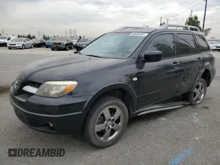 2006 Mitsubishi Outlander SE with VIN JA4LX41F36U052222, listed as a Copart auction lot 65640484 with 167,989 mi miles and Salvage Title. Bid and sale history available at carsss.com. Image 1.