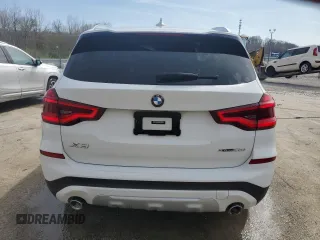 2021 BMW X3 xDrive30i with VIN 5UXTY5C0XM9E14243, listed as a Copart auction lot 50963755 with 27,539 mi miles and Non Repairable. Bid and sale history available at DreamBid. Image 6.