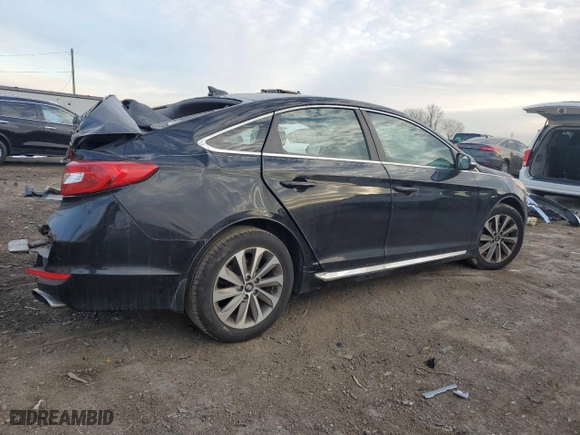 2016 Hyundai Sonata 2.4L Sport with VIN 5NPE34AF7GH269455, listed as a Copart auction lot 89130425 with 129,830 mi miles and Salvage Title. Bid and sale history available at carsss.com. Image 3.