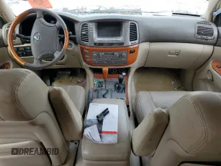 2003 Lexus LX with VIN JTJHT00W533533590, listed as a Copart auction lot 51649355 with 266,680 mi miles and Non Repairable. Bid and sale history available at carsss.com. Image 8.