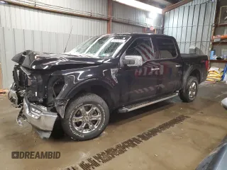 2022 Ford F-150 XL with VIN 1FTFW1E89NKE17674, listed as a Copart auction lot 45370215 with 36,154 mi miles and Salvage Title. Bid and sale history available at carsss.com. Image 1.
