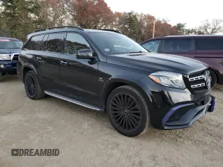 2017 Mercedes-Benz GLS with VIN 4JGDF7FE0HA789862, listed as a Copart auction lot 78860534 with 69,242 mi miles and Salvage Title. Bid and sale history available at carsss.com. Image 4.