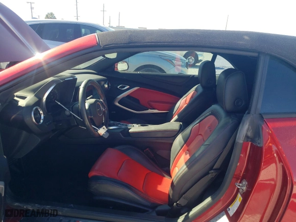 2021 Chevrolet Camaro 2SS with VIN 1G1FH3D73M0116089, listed as a Copart auction lot 80593954 with 9,118 mi miles and Salvage Title. Bid and sale history available at carsss.com. Image 7.
