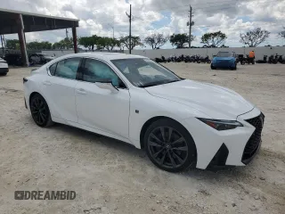2024 Lexus IS 350 F Sport z VIN JTHBZ1B29R5077757, wystawiony jako Copart lot #56960195 z przebiegiem 13 003 mil mil oraz Szkoda całkowita • Salvage title. Historia ofert i sprzedaży dostępna na DreamBid. Obrazek 4.