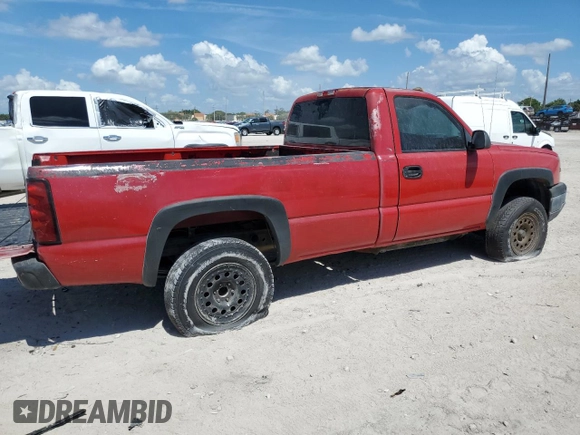 2005 Chevrolet Silverado 1500 Work Truck z VIN 1GCEC14X65Z139112, wystawiony jako Copart lot #61029675 z przebiegiem 167 947 mil mil oraz Czysty tytuł • Clean title. Historia ofert i sprzedaży dostępna na DreamBid. Obrazek 3.