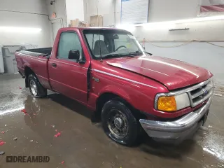1995 Ford Ranger Splash with VIN 1FTCR10AXSPA71444, listed as a Copart auction lot 89157435 with 166,151 mi miles and Salvage Title. Bid and sale history available at carsss.com. Image 4.