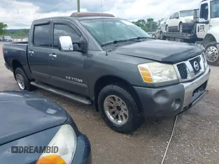 2005 Nissan Titan LE with VIN 1N6AA07B05N557667, listed as a IAAI auction lot 42292562 with 197,874 mi miles and . Bid and sale history available at DreamBid. Image 1.