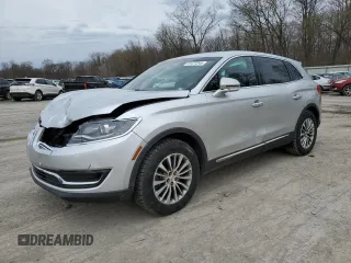 2016 Lincoln MKX Select with VIN 2LMTJ8KR8GBL24343, listed as a Copart auction lot 51477245 with 162,999 mi miles and Salvage Title. Bid and sale history available at carsss.com. Image 1.
