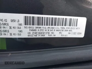 2012 Chrysler Town & Country Touring with VIN 2C4RC1BG8CR213738, listed as a IAAI auction lot 41912682 with 211,470 mi miles and . Bid and sale history available at DreamBid. Image 9.