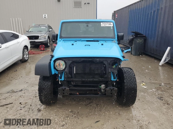 2018 Jeep Wrangler JK Unlimited Sport S with VIN 1C4BJWDG1JL868623, listed as a Copart auction lot 71317144 with 64,126 mi miles and Salvage Title. Bid and sale history available at carsss.com. Image 5.