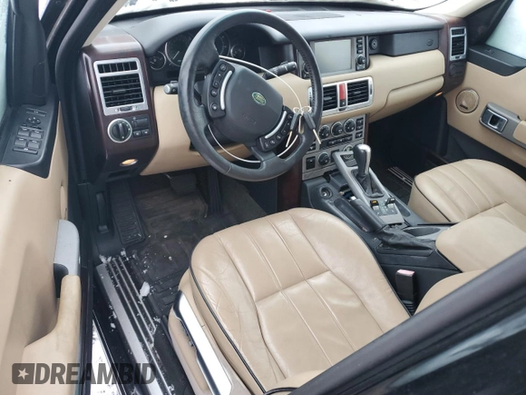 2005 Land Rover Range Rover HSE with VIN SALME11435A187612, listed as a Copart auction lot 83746314 with Not provided miles and Clean title. Bid and sale history available at DreamBid. Image 8.