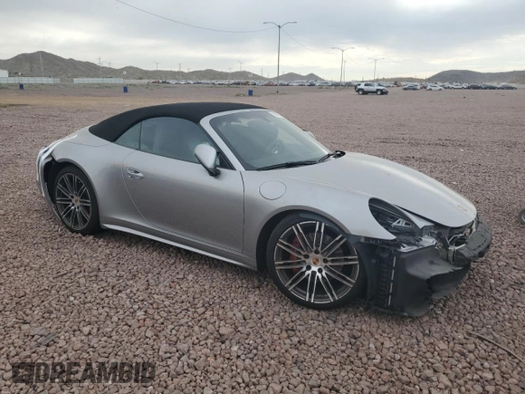 2015 Porsche 911 Carrera S with VIN WP0CB2A9XFS143308, listed as a Copart auction lot 54442804 with 26,171 mi miles and Salvage Title. Bid and sale history available at carsss.com. Image 4.