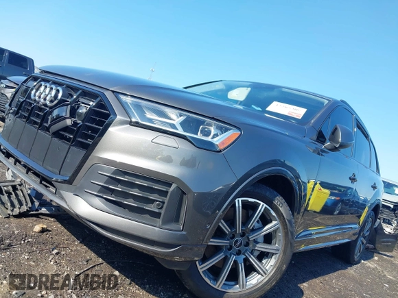 2022 Audi Q7 Premium Plus with VIN WA1LJBF77ND000677, listed as a IAAI auction lot 42265309 with 59,412 mi miles and . Bid and sale history available at DreamBid. Image 18.