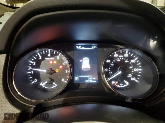 2017 Nissan Rogue SL with VIN JN8AT2MTXHW147922, listed as a Copart auction lot 52331195 with 66,265 mi miles and Salvage title. Bid and sale history available at DreamBid. Image 9.