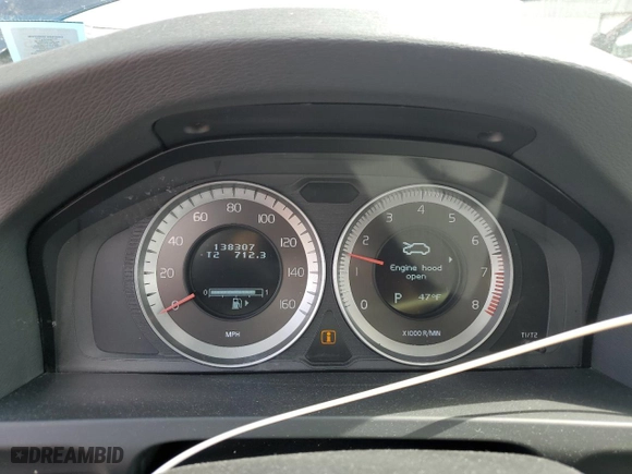 2012 Volvo S60 T5 with VIN YV1622FS3C2128809, listed as a Copart auction lot 52240155 with 138,307 mi miles and Salvage Title. Bid and sale history available at carsss.com. Image 9.