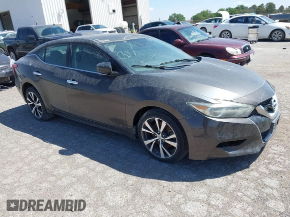 2016 Nissan Maxima 3.5 SV with VIN 1N4AA6AP0GC430772, listed as a IAAI auction lot 42161428 with 91,161 mi miles. Bid and sale history available at carsss.com. Image 1.