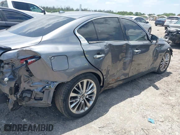 2019 Infiniti Q50 Luxe с VIN JN1EV7AP8KM541274, выставлен на аукционе IAAI как лот 42160208 с пробегом 35 434 миль миль и . История ставок и продаж доступна на DreamBid. Изображение 6.