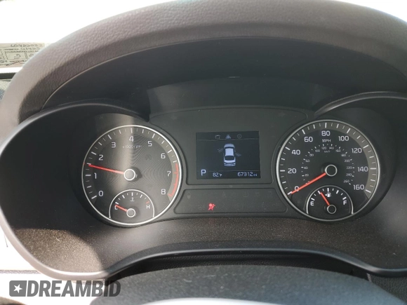 2020 Kia Optima LX with VIN 5XXGT4L34LG422083, listed as a Copart auction lot 55036985 with 67,312 mi miles and Salvage title. Bid and sale history available at DreamBid. Image 9.