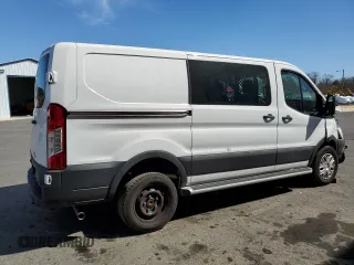 2024 Ford Transit Cargo with VIN 1FTBR1Y81RKA87665, listed as a Copart auction lot 49506245 with 2,371 mi miles and Clean Title. Bid and sale history available at DreamBid. Image 3.