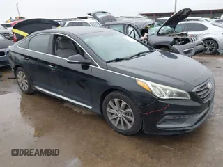 2017 Hyundai Sonata Sport with VIN 5NPE34AF6HH454470, listed as a IAAI auction lot 41578485 with 144,676 mi miles. Bid and sale history available at carsss.com. Image 1.