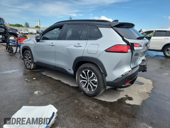2024 Toyota Corolla Cross Hybrid S with VIN 7MUFBABG3RV047740, listed as a Copart auction lot 62395955 with 15,885 mi miles and Salvage title. Bid and sale history available at DreamBid. Image 2.