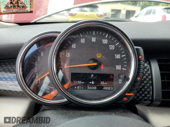 2016 MINI Hardtop 4 Door S with VIN WMWXU3C57G2D28848, listed as a Copart auction lot 66030565 with 34,448 mi miles and Salvage title. Bid and sale history available at DreamBid. Image 9.