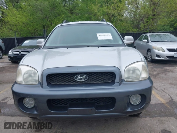2002 Hyundai Santa Fe GLS with VIN KM8SC73D42U152166, listed as a IAAI auction lot 42088109 with 199,051 mi miles. Bid and sale history available at carsss.com. Image 6.