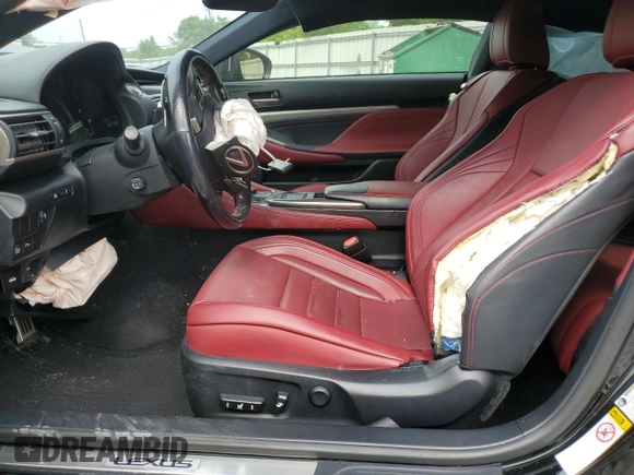 2016 Lexus RC 300 F Sport with VIN JTHSM5BC3G5000278, listed as a Copart auction lot 59904265 with 110,158 mi miles and Salvage title. Bid and sale history available at DreamBid. Image 7.