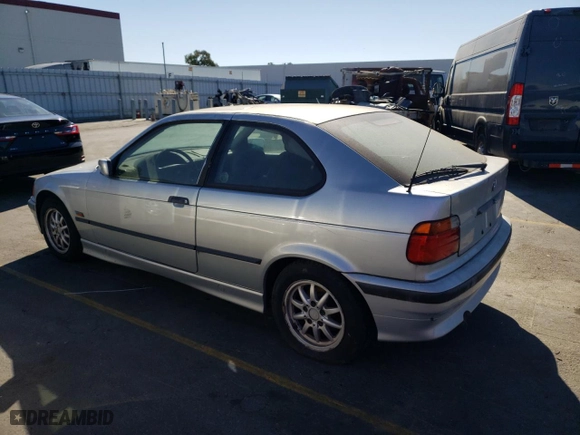 1996 BMW 3-Series 318TI with VIN WBACG7323TAS97033, listed as a Copart auction lot 76818284 with 208,412 mi miles and Clean Title. Bid and sale history available at carsss.com. Image 2.