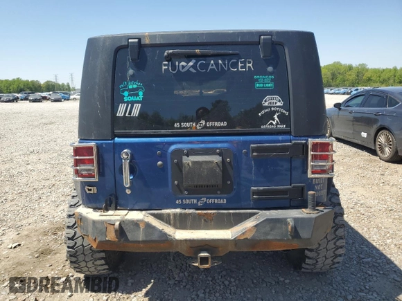 2010 Jeep Wrangler Sport with VIN 1J4AA2D11AL218913, listed as a Copart auction lot 53308135 with Not Provided miles and Salvage Title. Bid and sale history available at carsss.com. Image 6.