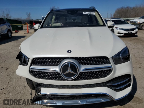 2022 Mercedes-Benz GLE 450 with VIN 4JGFB5KBXNA645994, listed as a Copart auction lot 50498785 with 41,047 mi miles and Salvage title. Bid and sale history available at DreamBid. Image 5.