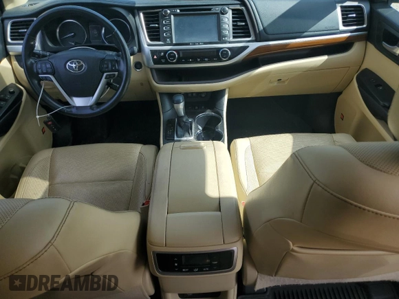 2018 Toyota Highlander Limited with VIN 5TDDZRFH1JS908660, listed as a Copart auction lot 62480335 with 77,490 mi miles and Salvage title. Bid and sale history available at DreamBid. Image 8.