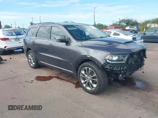 2020 Dodge Durango GT Plus with VIN 1C4RDHDG6LC410192, listed as a IAAI auction lot 41473623 with 78,600 mi miles and . Bid and sale history available at carsss.com. Image 1.