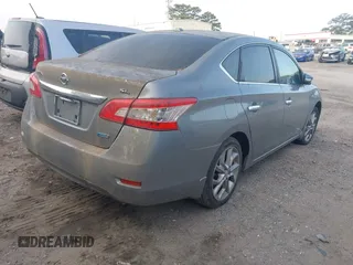 2013 Nissan Sentra SV with VIN 3N1AB7AP9DL779011, listed as a IAAI auction lot 42080716 with 113,896 mi miles. Bid and sale history available at carsss.com. Image 4.