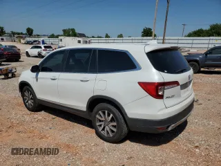 2021 Honda Pilot EX-L with VIN 5FNYF6H52MB096077, listed as a Copart auction lot 56970435 with 59,749 mi miles and Salvage title. Bid and sale history available at DreamBid. Image 2.