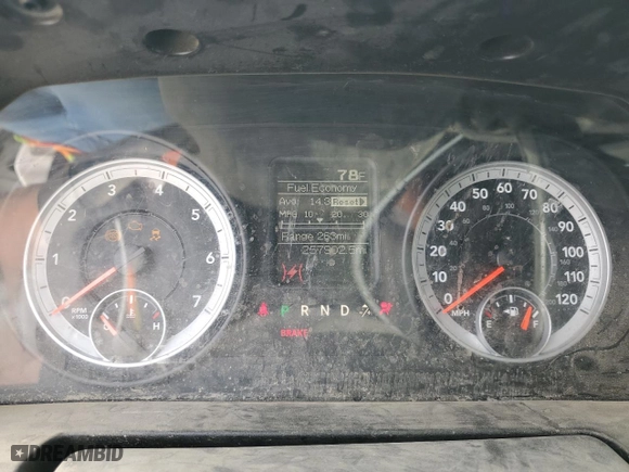 2013 Ram 1500 Tradesman with VIN 1C6RR7FT4DS527502, listed as a Copart auction lot 49589755 with 257,902 mi miles and Salvage Title. Bid and sale history available at carsss.com. Image 9.