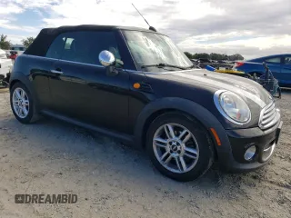 2011 MINI Convertible с VIN WMWZN3C50BT265016, выставлен на аукционе Copart как лот 65074435 с пробегом 77 923 миль миль и Списание • Salvage title. История ставок и продаж доступна на DreamBid. Изображение 4.