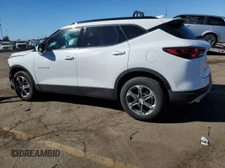 2024 Chevrolet Blazer LT with VIN 3GNKBHR43RS172382, listed as a Copart auction lot 74897124 with 5,348 mi miles and Salvage title. Bid and sale history available at DreamBid. Image 2.
