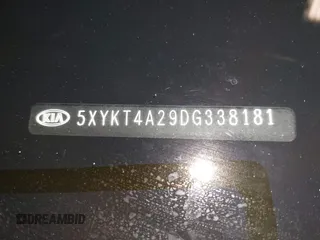 2013 Kia Sorento LX with VIN 5XYKT4A29DG338181, listed as a IAAI auction lot 41686858 with 147,629 mi miles. Bid and sale history available at carsss.com. Image 17.