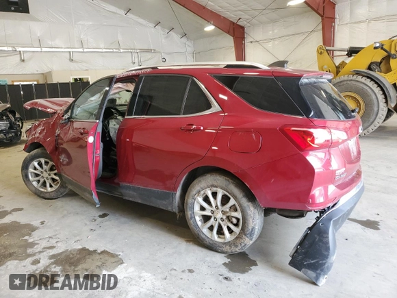 2019 Chevrolet Equinox LT z VIN 2GNAXUEV0K6125254, wystawiony jako Copart lot #54834765 z przebiegiem Nie podano mil oraz Szkoda całkowita • Salvage title. Historia ofert i sprzedaży dostępna na DreamBid. Obrazek 2.