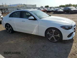 2024 Mercedes-Benz C 300 with VIN W1KAF4GB3RR207790, listed as a Copart auction lot 53405795 with Not provided miles and Salvage title. Bid and sale history available at DreamBid. Image 4.